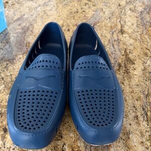 FLOAFERS Navy Blue Men's Loafers